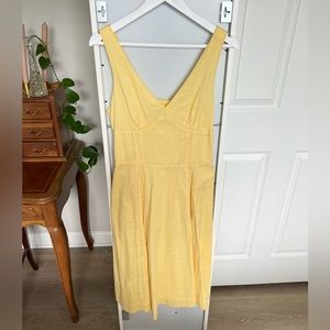 Yellow Midi Dress
